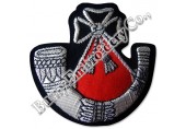 Bullion Blazer Hands Embroidery Badges Emblems